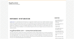 Desktop Screenshot of myallcard.com