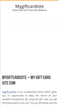 Mobile Screenshot of myallcard.com